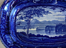 Load image into Gallery viewer, Historical Staffordshire Platter Catskill Montains Hudson River Ca. 1825
