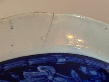 Load image into Gallery viewer, Historical Staffordshire Blue Vegetable Dish Arms of Massachusetts Ca. 1825
