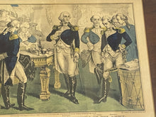 Load image into Gallery viewer, Original N. Currier &amp; Ives Print Washington Taking Leave Of The Officers Of Army

