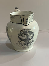 Load image into Gallery viewer, Staffordshire General Lafayette and George Washington Republicans Pitcher 6 1/8” tall
