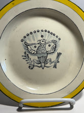 Load image into Gallery viewer, Staffordshire Creamware Plate With Eagle And Shield Arms United States 1820’s B
