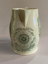 Load image into Gallery viewer, Staffordshire Creamware Liverpool Pitcher Horatio Nelson Ship Compass Ca. 1800
