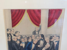 Load image into Gallery viewer, Original Currier &amp; Ives Type Print John Quincy Adams By Kellogg Comstock
