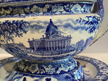 Load image into Gallery viewer, Historical Staffordshire Boston State House Soup Tureen Ca. 1825
