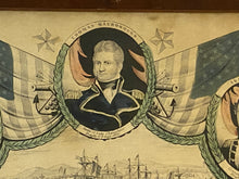 Load image into Gallery viewer, Original Navel Heros of the United States N. Currier &amp; Ives Battle of Lake Champlain
