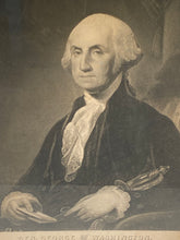 Load image into Gallery viewer, Original 19th Century Medium Folio Engraving Of General George Washington Stuart
