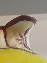 Load image into Gallery viewer, Staffordshire War or 1812 Pitcher Captain Hull and Pike Yellow Background
