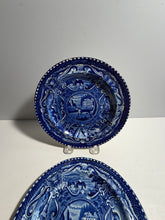 Load image into Gallery viewer, Staffordshire Blue Transfer Quadrupeds Mastiff Plate Ca. 1825
