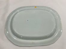 Load image into Gallery viewer, Historical Staffordshire Dark Platter River Scene With Temple
