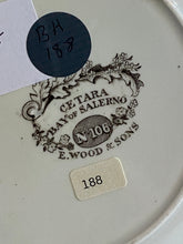 Load image into Gallery viewer, Staffordshire Yellow and Brown Transfer Plate Cetara Bay of Salerno
