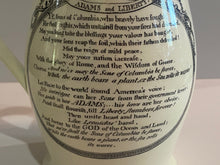 Load image into Gallery viewer, Staffordshire Creamware John Adams and Liberty Poem American Ship
