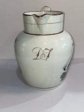 Load image into Gallery viewer, Staffordshire Pearlware Liverpool Pitcher With American Ship Initials DT
