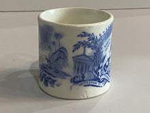 Load image into Gallery viewer, Staffordshire Pearlware Anti Slavery Childs Mug Earth Peace and Goodwill to All Men
