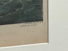 Load image into Gallery viewer, Original Currier &amp; Ives Large Folio Monitor &amp; Merrimac Ship Battle Civil War
