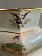 Load image into Gallery viewer, Historical Painted Landing of Lafayette Jersey City Pottery Pitcher
