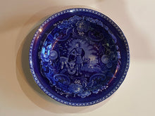 Load image into Gallery viewer, Historical Staffordshire Blue Soup Plate Peace and Plenty Pattern
