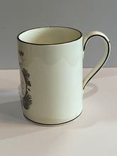 Load image into Gallery viewer, Staffordshire Creamware Tankard Farmer’s Arms Poem Ca. 1800
