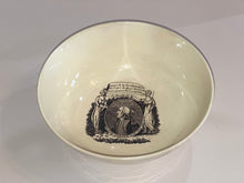 Load image into Gallery viewer, Staffordshire Creamware Liverpool Bowl Long Live The President Washington 1790’s
