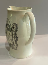 Load image into Gallery viewer, Staffordshire Creamware Liverpool Pitcher With American Ship Large Eagle Shield
