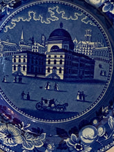 Load image into Gallery viewer, Historical Staffordshire Blue Plate Exchange Baltimore
