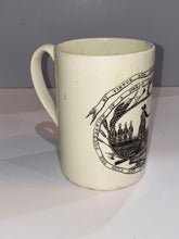 Load image into Gallery viewer, Staffordshire Creamware Liverpool Tankard Virtue and Valour Washington Ca. 1800

