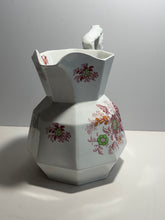 Load image into Gallery viewer, Staffordshire Pink Transfer Liberty Cap Patriotic Flag Large Pitcher Ca. 1840
