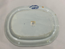Load image into Gallery viewer, Historical Staffordshire Blue Platter Italian Scenery “Turin” Ca. 1825
