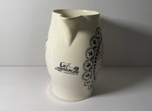Load image into Gallery viewer, Staffordshire Creamware Liverpool Pitcher Bakers Arms Chain Of States Liberty
