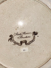 Load image into Gallery viewer, Historical Staffordshire Brown Transfer Dinner Plate Boston State House Ca. 1835
