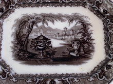 Load image into Gallery viewer, Staffordshsire Mulberry Ironstone Washington Vase Ca. 1840

