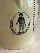 Load image into Gallery viewer, Staffordshire Creamware Liverpool Pitcher Map of East Coast Tom Truelove Going to Sea
