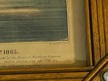 Load image into Gallery viewer, Original Currier and Ives print The Fall of Richmond Va. on the Night of April 2nd 1865
