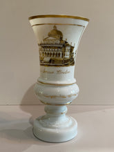 Load image into Gallery viewer, 19th Century Historical Bristol Glass Vase With Boston State House Massachusetts

