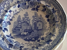 Load image into Gallery viewer, Historical Staffordshire Cup Plate View of Newburgh, New York Hudson River
