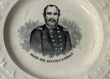Load image into Gallery viewer, Historical Children’s Alphabet Plate Gen. Ulysses S. Grant Ca. 1860’s
