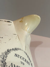 Load image into Gallery viewer, Staffordshire Creamware Liverpool Pitcher Seal of United States with Chain of States Polychrome American Ship
