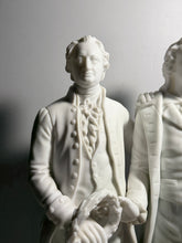 Load image into Gallery viewer, 19th C. Johann Wolfgang Goethe Johann Christoph Friedrich Schiller Parian Figure
