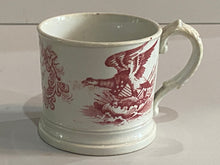 Load image into Gallery viewer, Staffordshire Pearlware America Land of Liberty Pink Transfer Childs Mug
