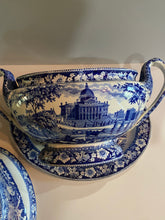 Load image into Gallery viewer, Historical Staffordshire Boston State House Soup Tureen Ca. 1825
