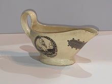 Load image into Gallery viewer, Staffordshire Creamware Liverpool Creamer With Columbia at Washington Memorial Transfer Ca. 1800
