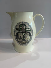 Load image into Gallery viewer, Staffordshire Creamware Liverpool Pitcher Proscribed Patriots with Jefferson Eagle and Ship
