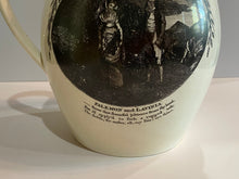 Load image into Gallery viewer, Staffordshire Creamware Liverpool Pitcher Cordwainers Arms Palemon And Lavinia
