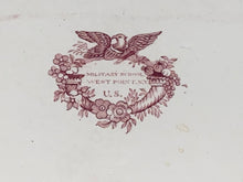 Load image into Gallery viewer, Historical Staffordshire Pink Transfer Platter West Point By Adams 1835

