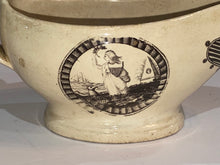 Load image into Gallery viewer, Staffordshire Creamware Liverpool Creamer With Columbia at Washington Memorial Transfer Ca. 1800

