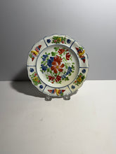 Load image into Gallery viewer, Staffordshire Floral Children’s Plate With Embossed Eagle Border Ca. 1820
