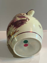 Load image into Gallery viewer, Staffordshire Pink Luster House Pitcher Commodore Perry
