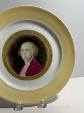 Load image into Gallery viewer, 19th Century Porcelain Plate With George Washington Hand Painted
