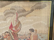 Load image into Gallery viewer, Late 18th - Early 19th Century Needlepoint Embroidery of The Death of General Wolfe At Quebec
