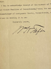 Load image into Gallery viewer, William H. Taft 1924 Typed Letter Signed as Supreme Court Justice Washington

