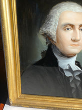 Load image into Gallery viewer, Antique 19th Century Reverse On Glass Painting George Washington Large
